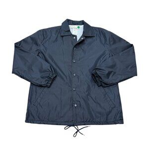 Men’s New Star Black Vinyl Jacket – Blank / Minimal